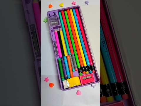 Best Pencil case for 5th standard #pencilcase #filling #stationeryhaul #school #unicorn #tiktok