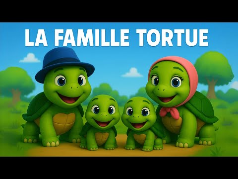 La Famille Tortue 🐢🐭 - Chanson pour Enfants | Comptine Amusante et Éducative