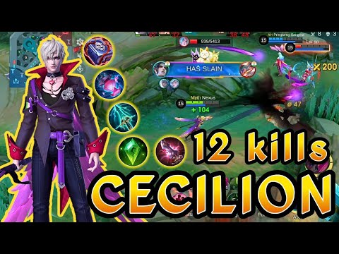 Unstoppable Cecilion in Solo Rank | Late Game Monster – Mobile Legends