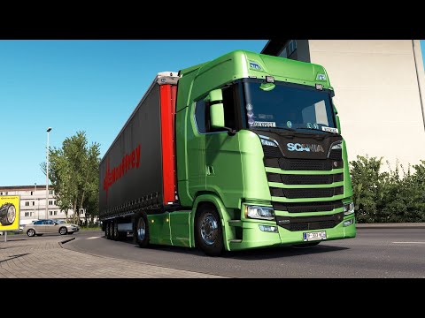 ETS2 1.35 Open Beta Scania S520  Marseille - Clermont-Ferrand