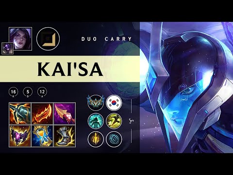 Kai'Sa ADC vs Lucian - KR Challenger Patch 25.22