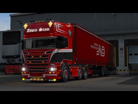 ETS 2 - SCANIA R520 Adwin Stam - Trip: Odense - Bergen