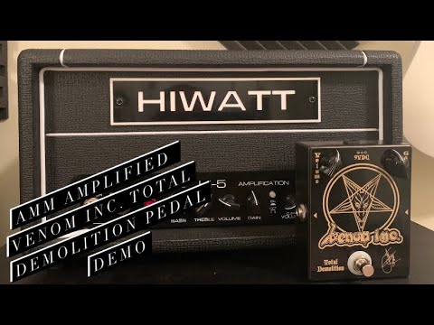 AMM Amplified Tony Dolan Venom Total Demolition Pedal-Blem image 2