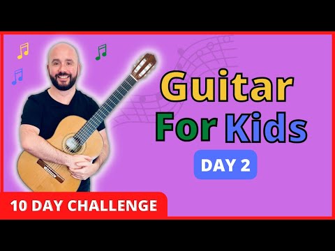 ​Guitar Lesson #2 | Beginner Kids And Parents | Easy Tuning Tutorial [FREE 10 Day Course]
