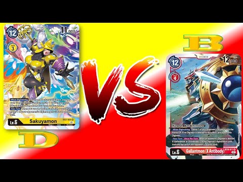 Digimon TCG BT9 [ENG]: Sakuyamon Vs Gallantmon