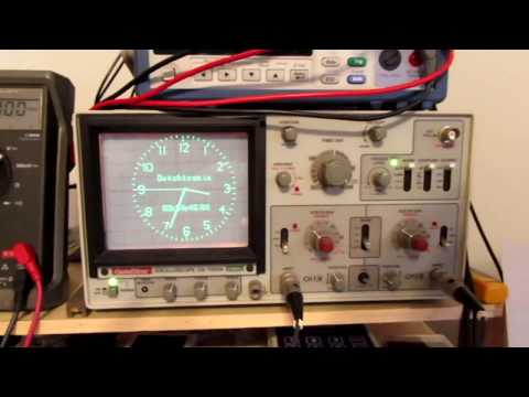 Dutchtronix AVR Oscilloscope Clock
