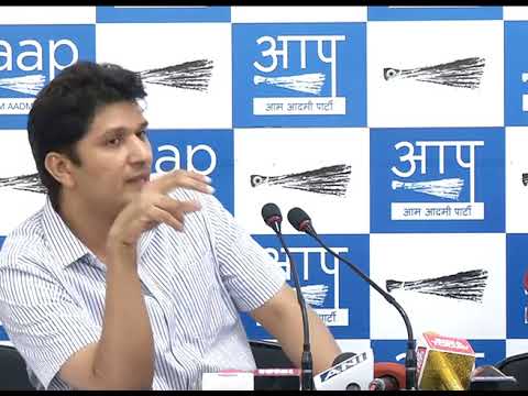 AAP Chief Spokesperson briefs on Tree Felling by NBCC, Expose on Central Govt Departments