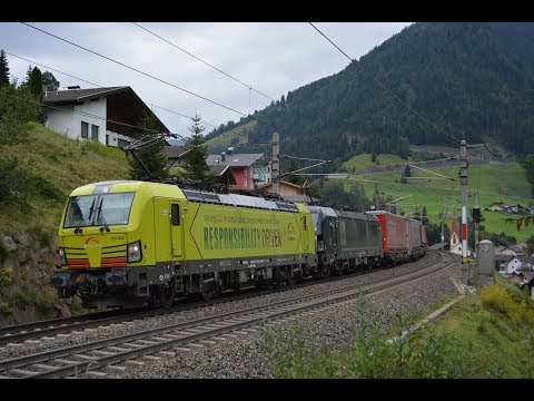 Brennerbahn am 04.09.18 Teil 1 – "Bunte Züge in St. Jodok"