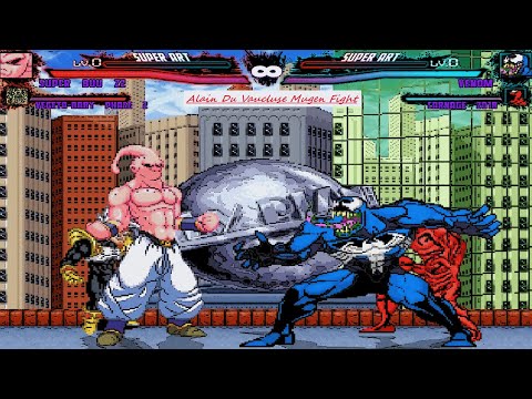Mugen : Super Buu & Baby Vegeta Vs Venom & Carnage (Request)