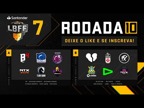 LBFF 7 - Rodada 10 - Grupos A e B | Free Fire