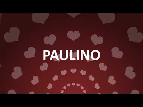 HAPPY BIRTHDAY PAULINO