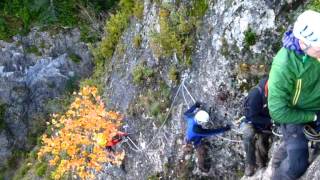 preview picture of video 'Via Ferrata de Florac 10/11/2013'