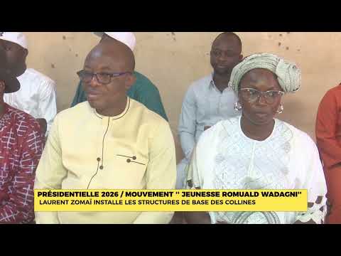 PRÉSIDENTIELLE 2026/ MOUVEMENT '' JEUNESSE ROMUALD WADAGNI''