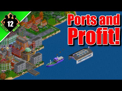 Expanding by Land and Sea - OpenTTD Let's Play S12 #4