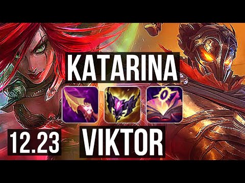 KATA vs VIKTOR (MID) | 19/1/2, 2.4M mastery, Legendary, 6 solo kills, 900+ games | KR Master | 12.23
