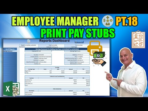 Create Horizontal AND Vertical Tabs in this Excel Employee Manager Part 1