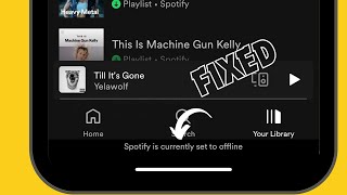 How to fix Spotify is currently set to offline 2024