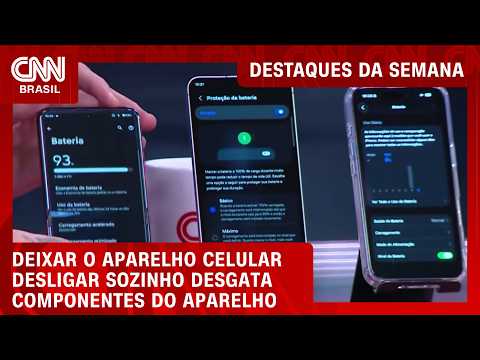 Carregar até 100% não estraga celular: veja os hábitos que afetam aparelho | DESTAQUES DA SEMANA