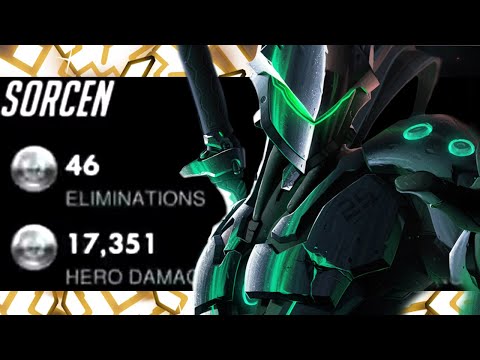 NECROS  SHOWING HIS GENJI SKILLS! [ OVERWATCH SEASON 22 TOP 500 ]