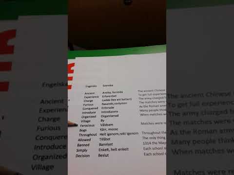 Hjortsjöskolan Eng Additional words