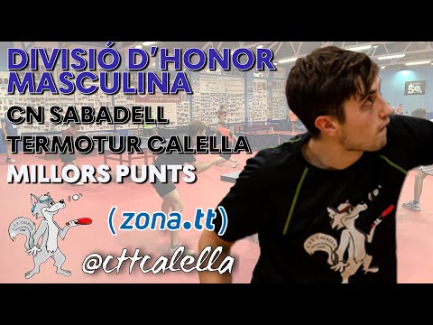 CN Sabadell 3 Termotur Calella 4 (millors punts) | Match highlights | Table Tennis