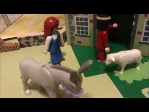 Playmobil nativity stop motion