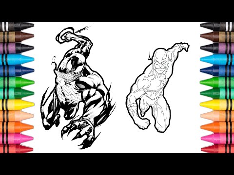 VENOM VS FLASH In Racing Coloring Page #279 - RedMoon feat. Jonny Rose - Only Us [NCS Release]