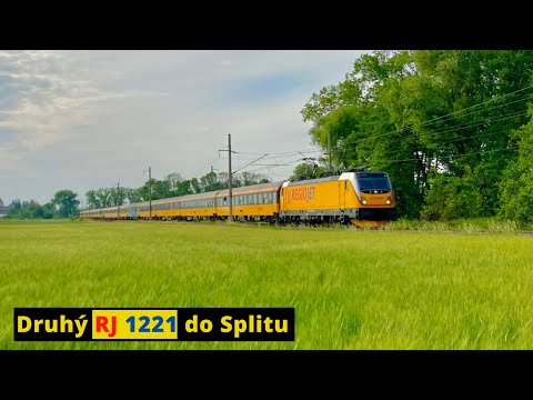 Druhý RegioJet do Chorvatska - RJ 1221 - 5.6.2022 / Second RegioJet to Croatia