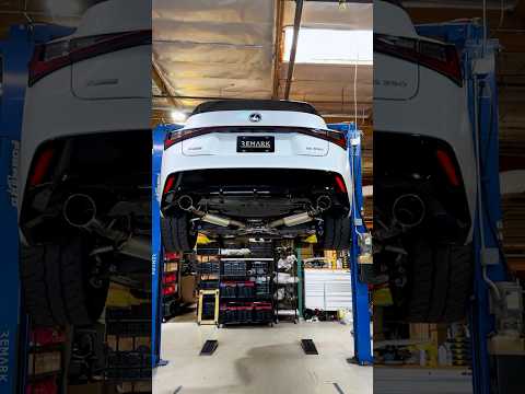 Best sounding Lexus IS350 with Midpipe and Muffler Axleback #remarkexhaust #lexus #is350