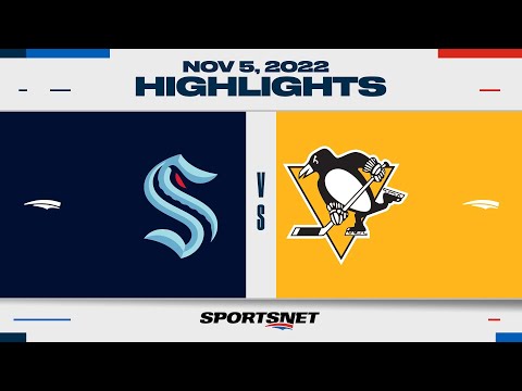 NHL Highlights | Kraken vs. Penguins - November 5, 2022