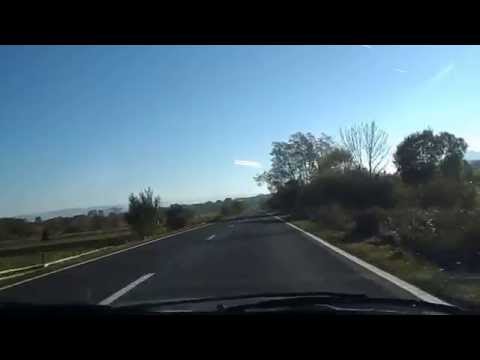 Driving in Romania,DN 68 towards Sarmisegetusa