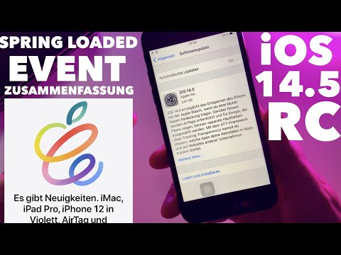 iOS 14.5 RC Release Candidate ist ENDLICH da + Zusammenfassung des Apple SPRING LOADED Events - NEWS
