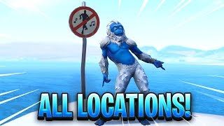 &quot;Dance in Different Forbidden Locations&quot; FORTNITE MAP LOCATION