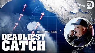 The Wizard Sails Right Up to the Ice Pack | Deadliest Catch