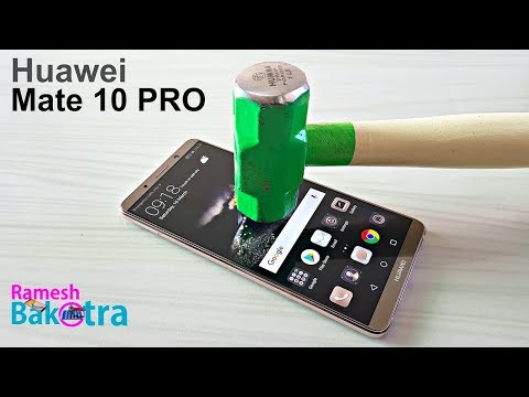 Huawei Mate 10 Pro Screen Scratch Test