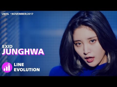 EXID (이엑스아이디) - Junghwa (정화) (Line Evolution) • NOV/2017