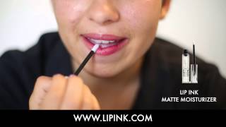 How to Apply LIP INK Matte Shine Moisturizer