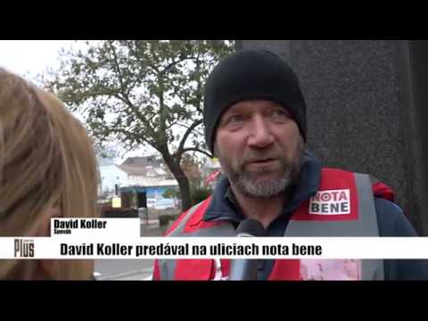 David Koller predával na uliciach nota bene