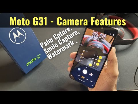 Moto G31 - All Camera Features, Gestures & Settings (Custom Watermark, Palm Capture, Smile Capture)