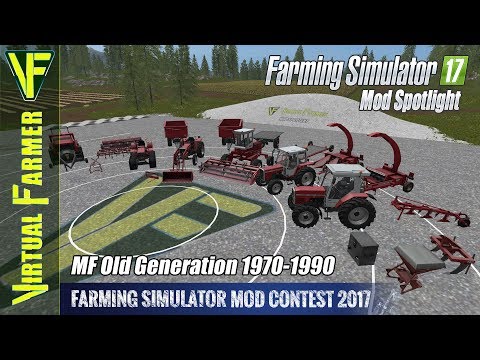 Farming Simulator 17 Mod Spotlight - MF Old Generation 1970-1990 (Mod Contest 2017)