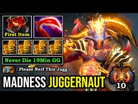 MAX SPEED OMNISLASH JUGGERNAUT First Item Madness 100% Deleted 9K Pro Lancer & 19Min GG DotA 2