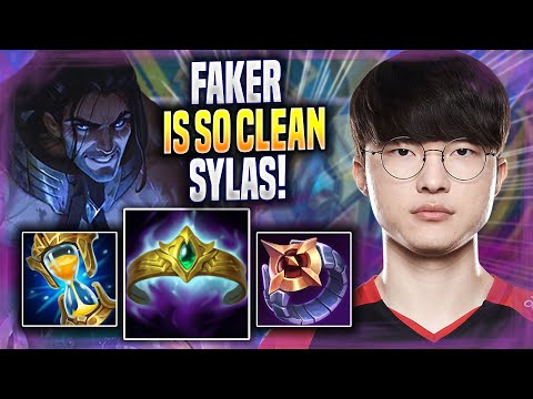 FAKER IS SO CLEAN WITH SYLAS! - T1 Faker Plays Sylas MID vs Swain! | Season 2022