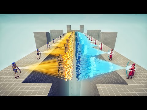 10x EVERY GOD vs 10x EVERY GOD - TOURNAMENT - Totally Accurate Battle Simulator TABS