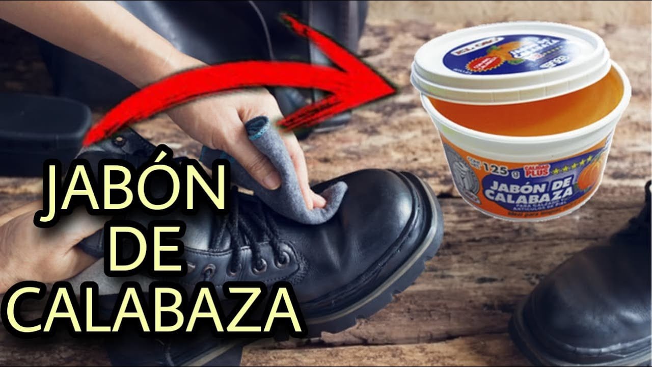 Cómo limpiar BOTAS de Piel con Jabón de Calabaza (tutorial)🧼🥾👞
