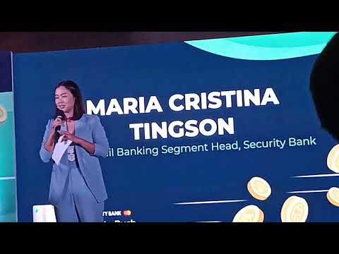 Security Bank’s Complete Cashback Platinum Card Launch: Maria Cristina Tingson