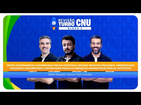 CNU Bloco 05 | Gestão Governamental e Govern. Pública e Adm. Financeira e Estatística