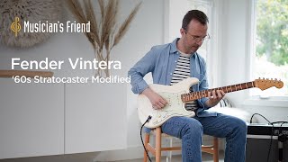 Video thumbnail for Fender Vintera '60s  Stratocaster Modified Demo - All Playing, No Talking by Musician's Friend