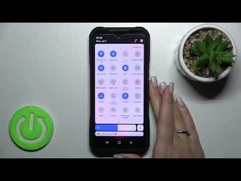 How to Switch On Flashlight on DOOGEE V20 - Turn On Flashlight
