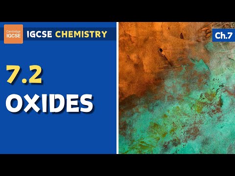 IGCSE Chemistry - Oxides (7.2)