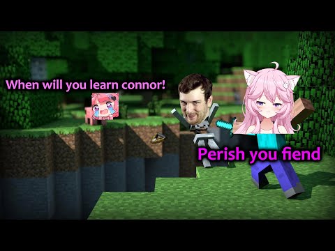 Rusian X (VTuber Enthusiast) - ironmouse teaches CDawgVA how to play Minecraft Ft. Nyanners